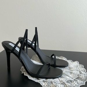 Steve Madden Black Strappy Heels